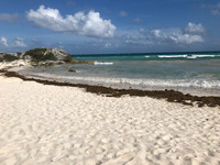 caribbean sea ocean view from Zamas Hotel - Tulum, Mexico