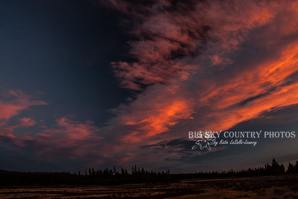 colorful sunset clouds