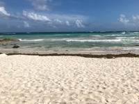 caribbean sea ocean view from Zamas Hotel - Tulum, Mexico